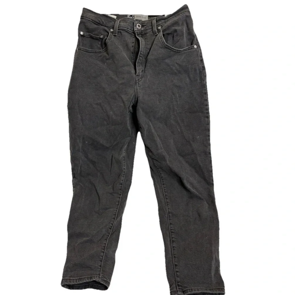 Levis Silvertab High Waisted Mom Jeans Tapered Womens 30 x 27 Black
